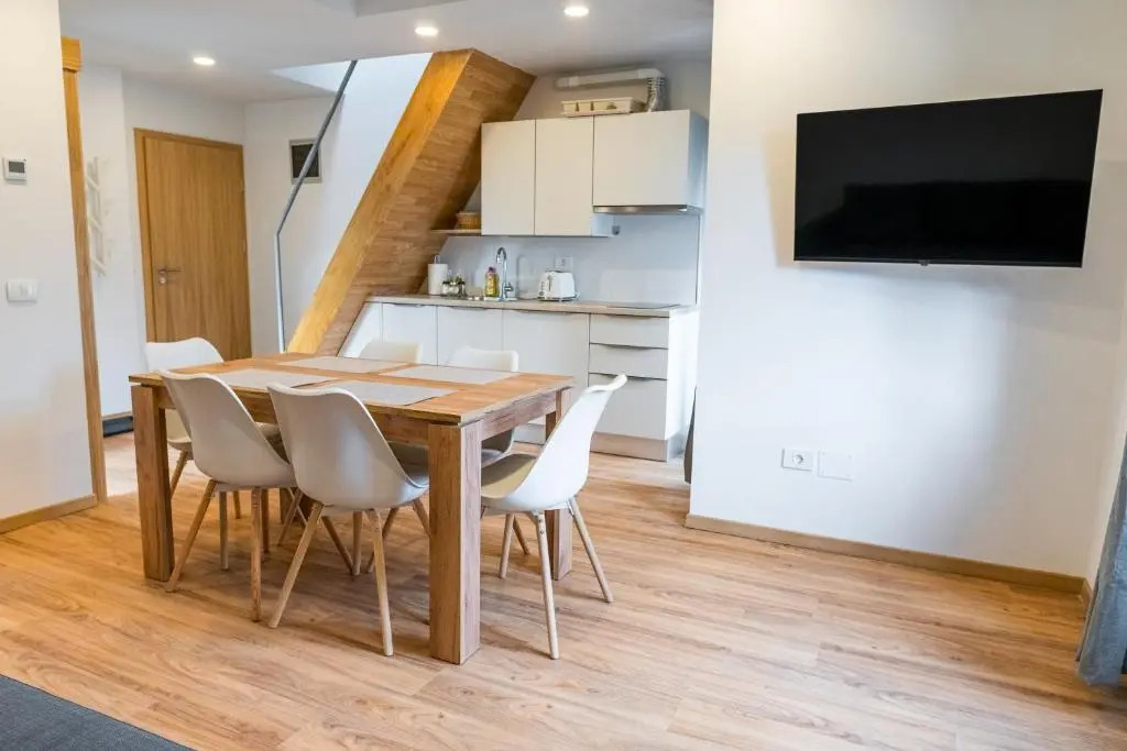 Apartments Skok with rafting and free parking