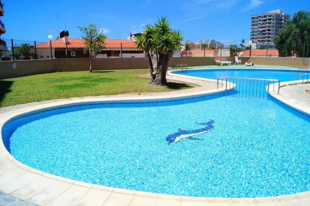 Apartment with 3 bedrooms in Arona with wonderful sea view shared pool furnished terrace 600 m from the beach