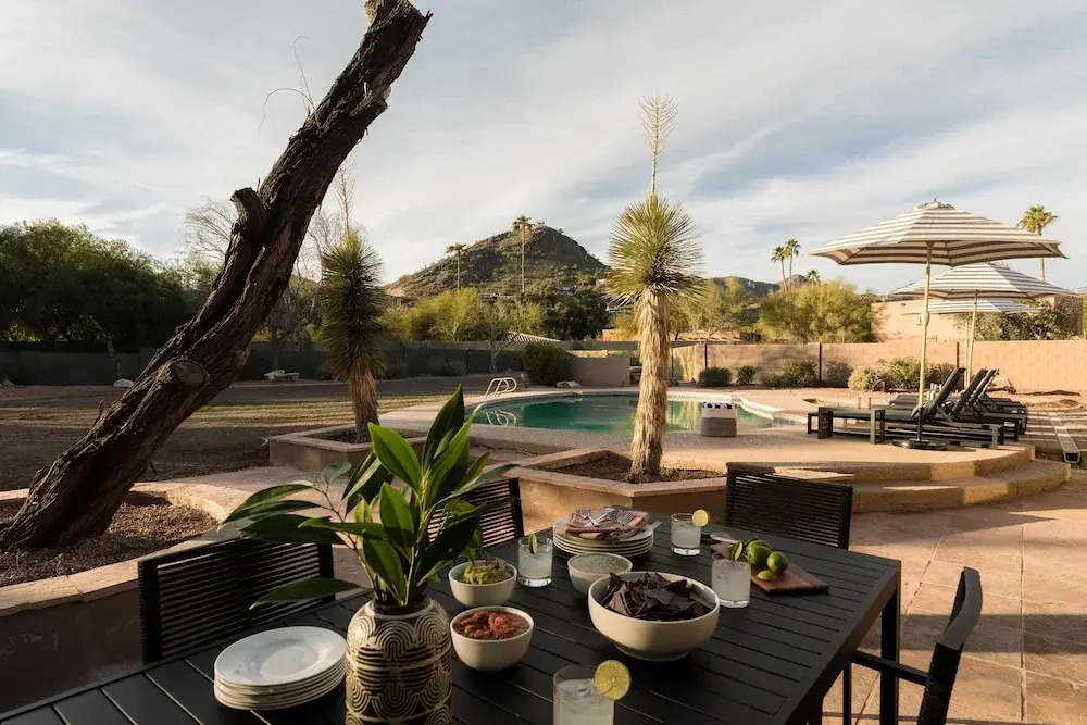 Desert Oasis w/ Pool, Table Tennis, & Fire Pit Caspian by Avantstay