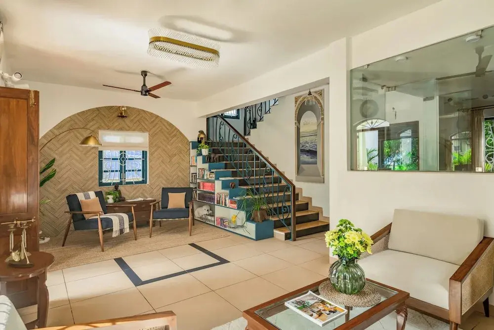 Sanctuary by RÊVE Escapes - Premium 3 BHK Villa with Private Pool Near Morjim Beach