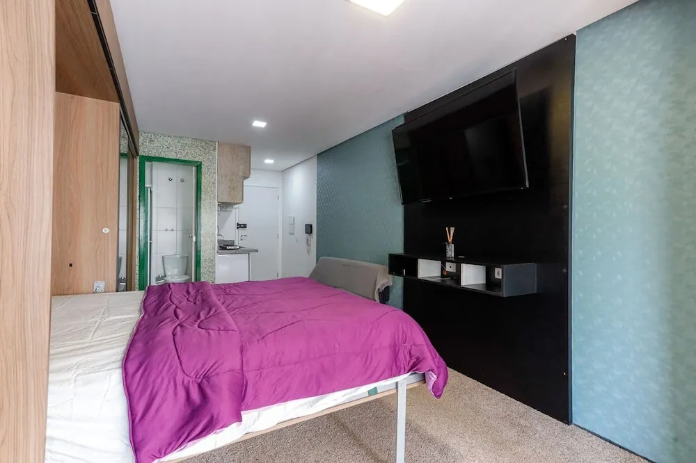 Studio c Piscina e Academia a 600m do Metr