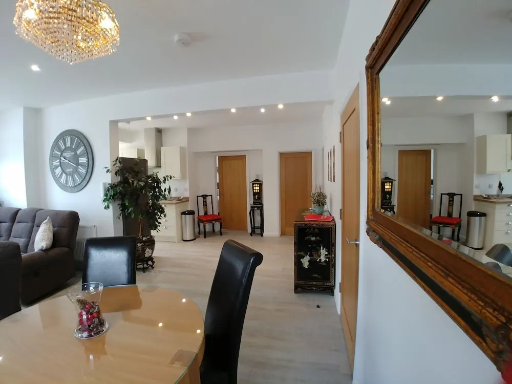 Meadow View Apartments are 2 and 3 bedroomed with private parking