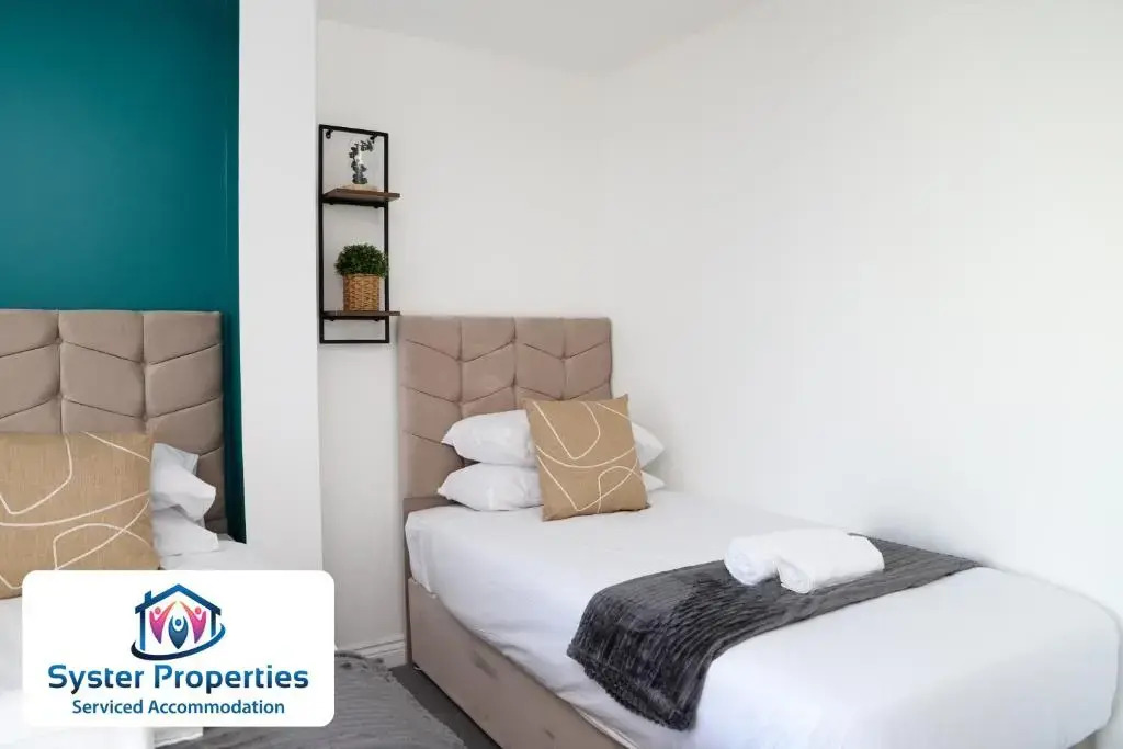 Syster Properties Modern Leicester Stay with Free Parking LE2 Area