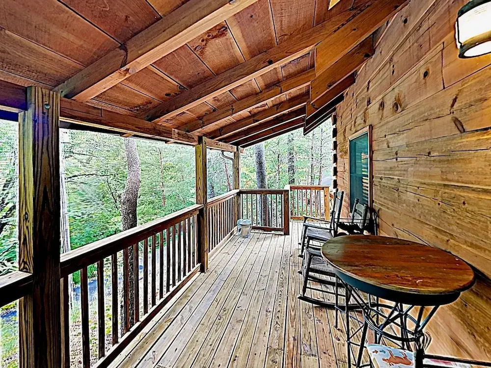 New Listing! Charming W/ Deck & Hot Tub 1 Bedroom Cabin