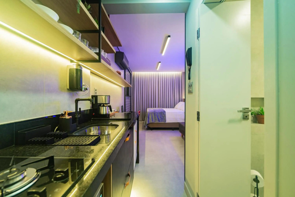 Lindo Apartamento frente para praia, Wi-Fi, estacionamento gratuito