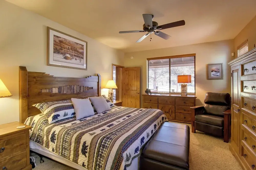 On-Site Trails and Deck Show Low Cabin!
