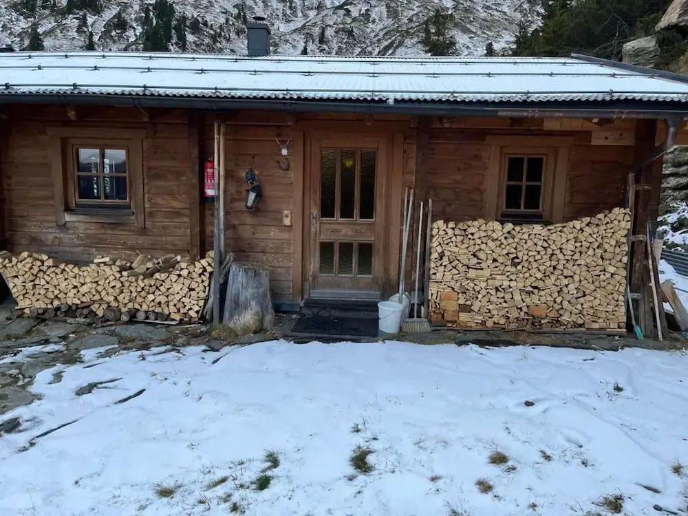 Rustic hut on the Mountain in Salzburg