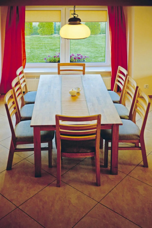 Half of holiday home, terrace, playground