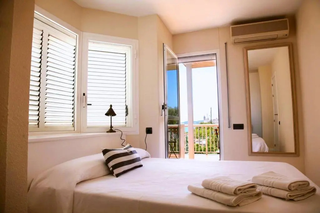 House with 4 bedrooms in Sitges with wonderful sea view shared pool furnished terrace