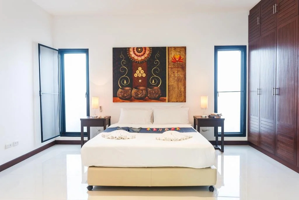 Frangipani pool villa - garden, BBQ & maid