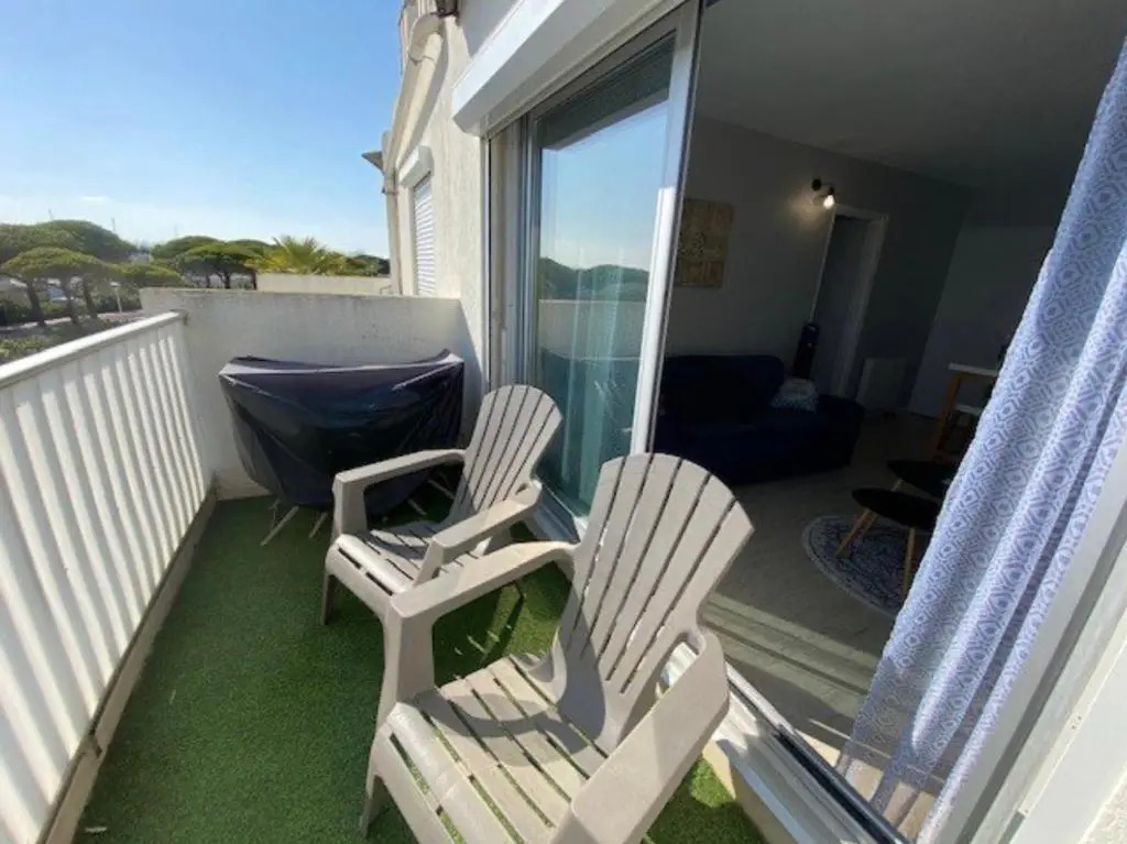 Port Camargue plage sud, Appartement P2 de 35m²
