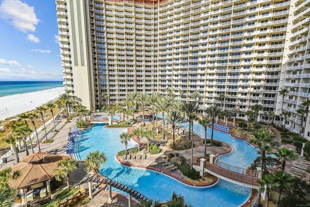 Shores of Panama 1717 - 1 Bedroom + Bunk room . Gulf-Front with Oversized Balcony! 1 Condo by RedAwning
