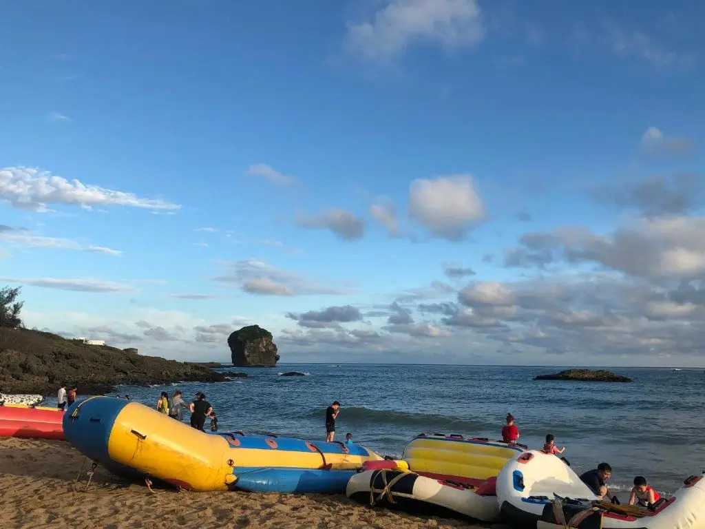 海灘戀情 Beach Love 近沙灘-國旅卡特約商店 陽台房 希臘地中海風格