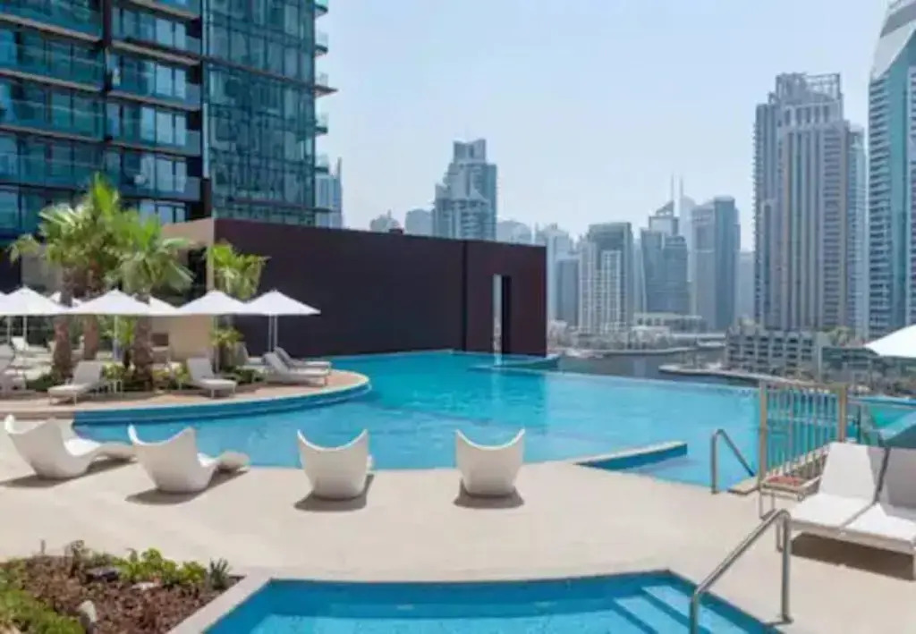 Mesmerizing 1BR w/ Full Marina View at Marina Gate