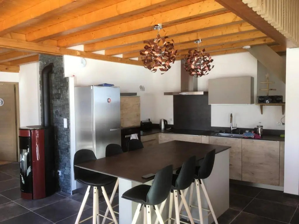 Chalet de 6 chambres a Valmeinier a 500 m des pistes avec jardin amenage et wifi