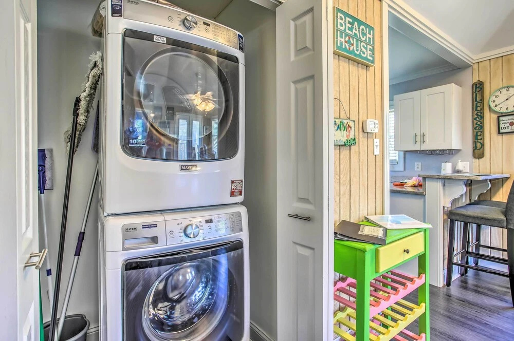 Walk to Apache Pier: Coastal Condo w/ Pool Access