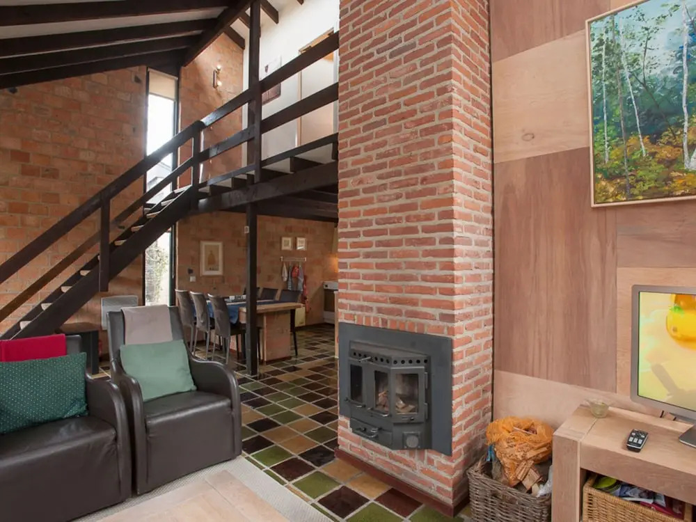 Cozy Holiday Home With Wood Burner in a Green Area
