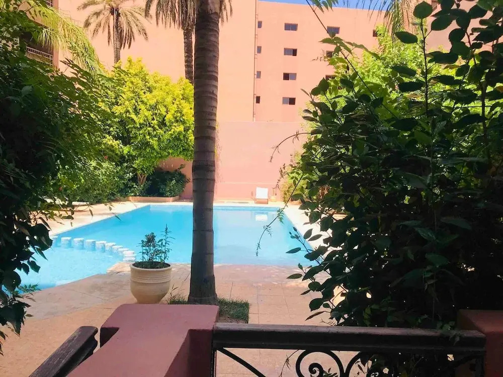 Apartment with 2 Bedrooms in Marrakech, with Pool Access, Furnished Terrace And Wifi