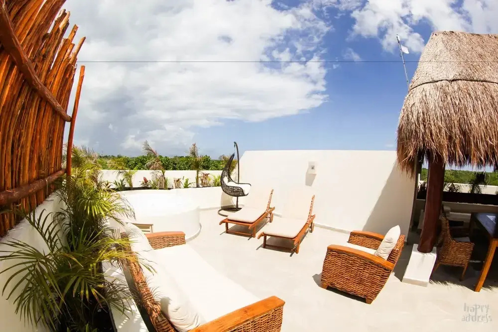 Villa Puerta Zama 2 BR with big terrace in Tulum by Happy Address