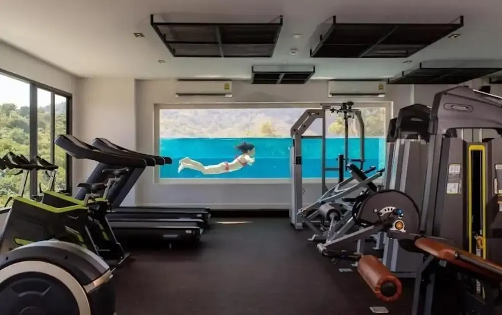 1BR Loft Pool Gym  Walk to Naiharn C181