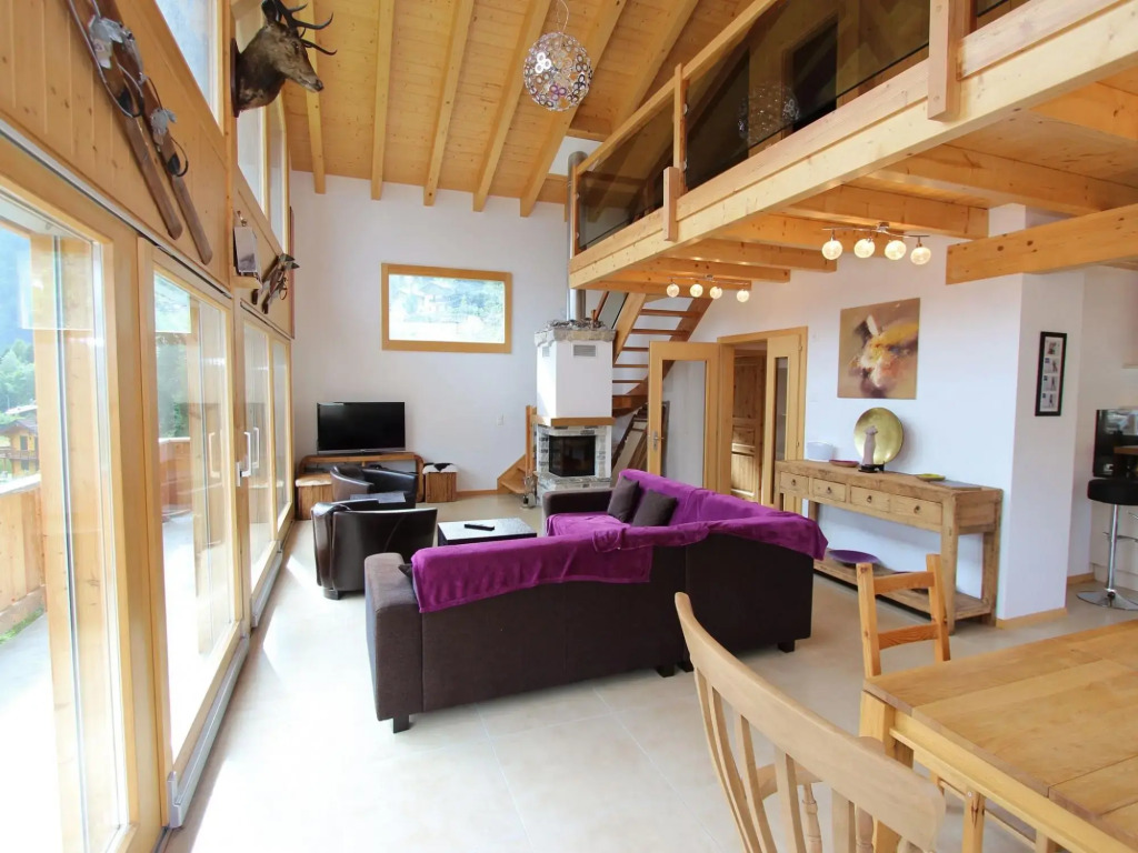 Chalet in La Tzoumaz With Sauna Views