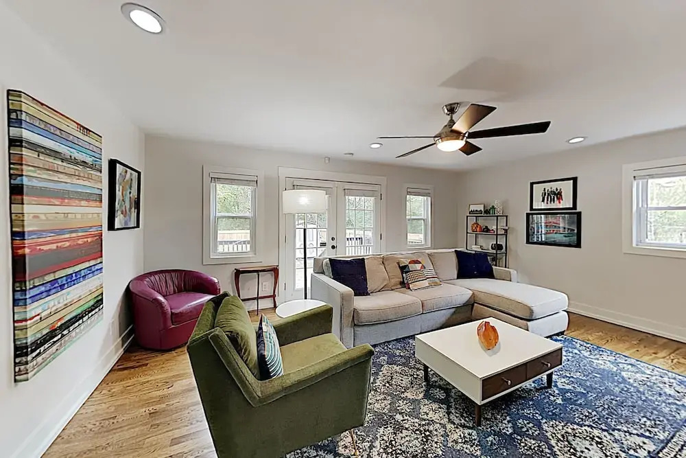 Stylish East Nashville W/ Fenced Yard 3 Bedroom Home