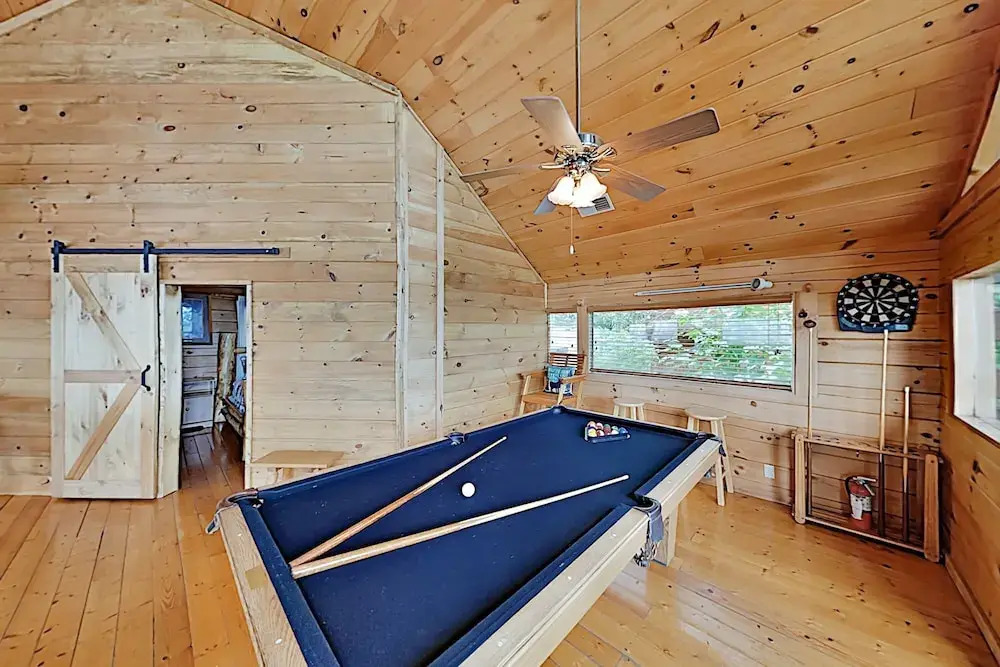 View W/ Hot Tub, Sauna, Theater & Pool! 2 Bedroom Cabin