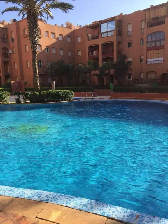 Apartment with 2 Bedrooms in Mohammédia, with Wonderful Sea View, Pool Access, Furnished Garden - 200 M From the Beach