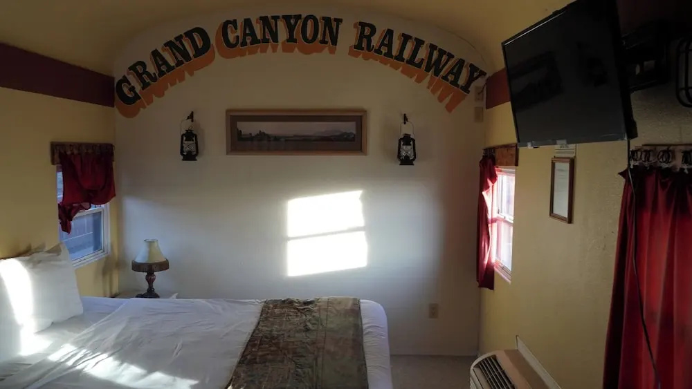 Historic Rail car on route 66