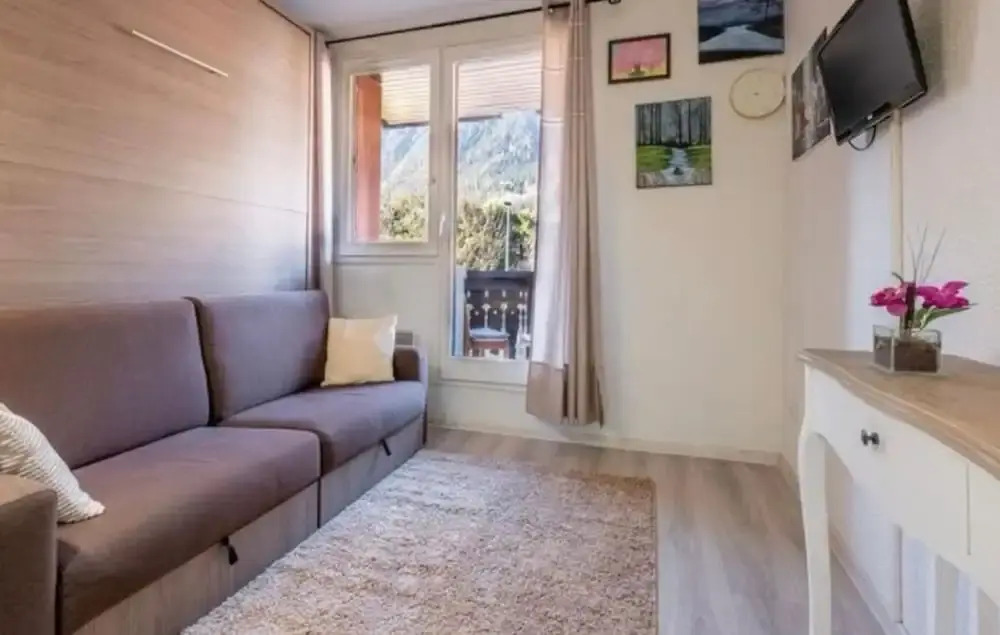 Art Studio Balcony and Breathtaking View of Chamonix