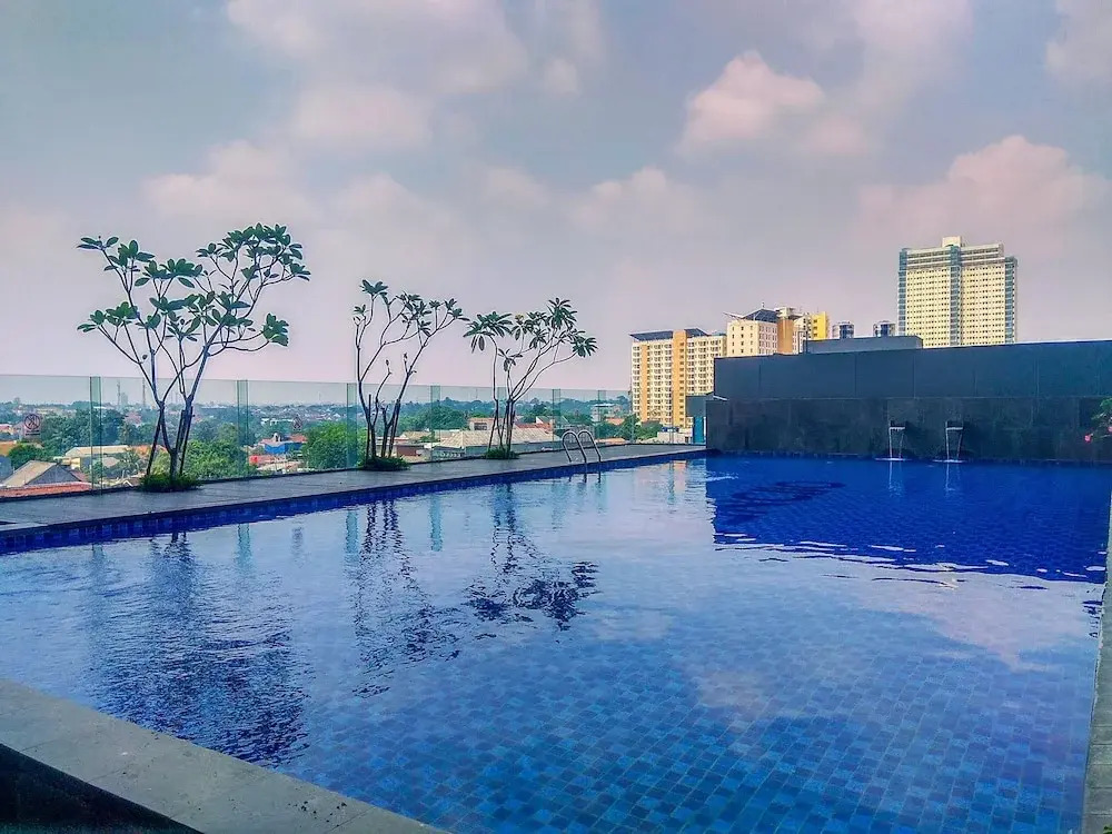 Nice 2Br At 26Th Floor Evenciio Margonda Apartment