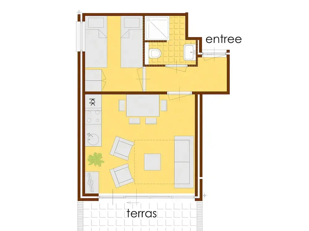Apartment in De Koog With Free Parking