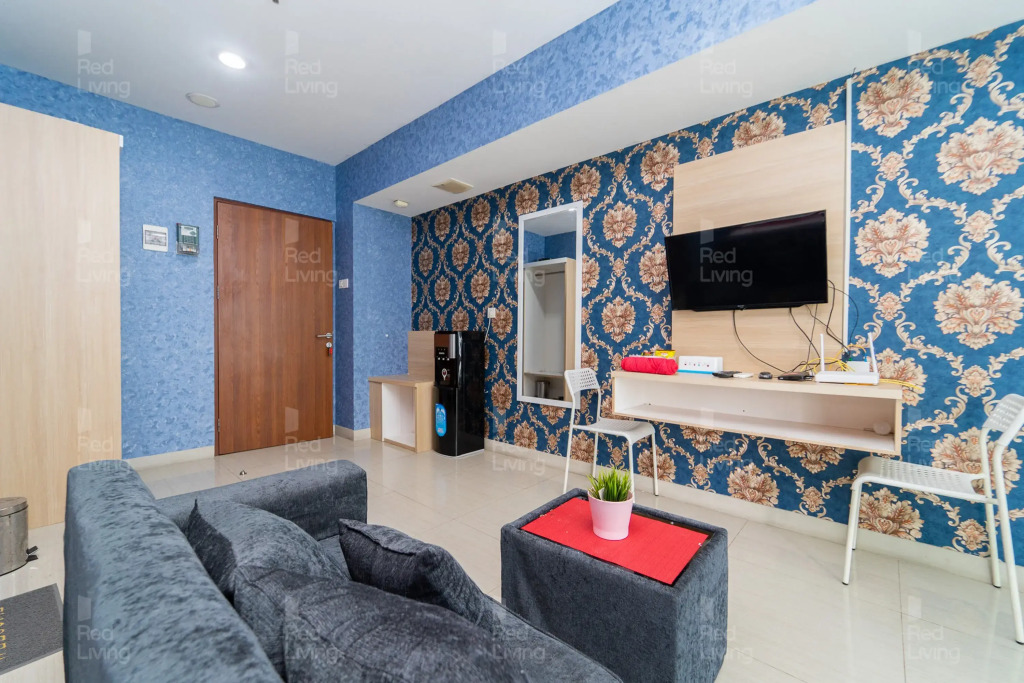 RedLiving Apartemen Grand Kamala Lagoon - Icha Rooms Tower Barclay South with Netflix