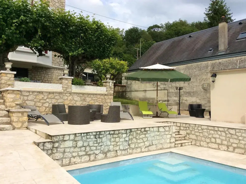 Villa With 5 Bedrooms in Bourré, With Private Pool, Enclosed Garden and Wifi - 4 km From the Beach