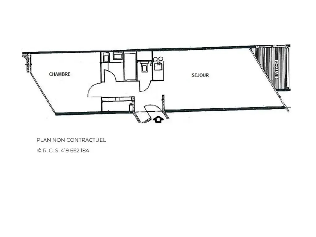 Appartement Les Menuires, 2 pièces, 5 personnes - FR-1-452-41
