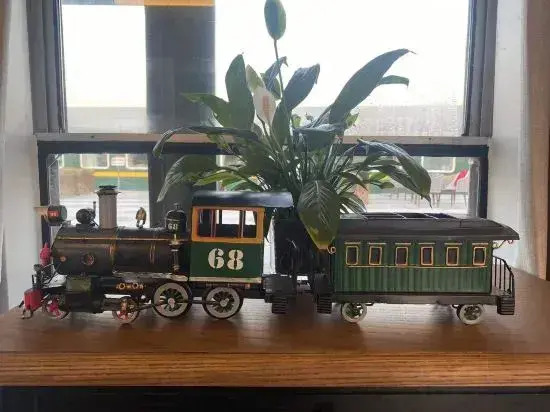 Green Train Leisurely Time