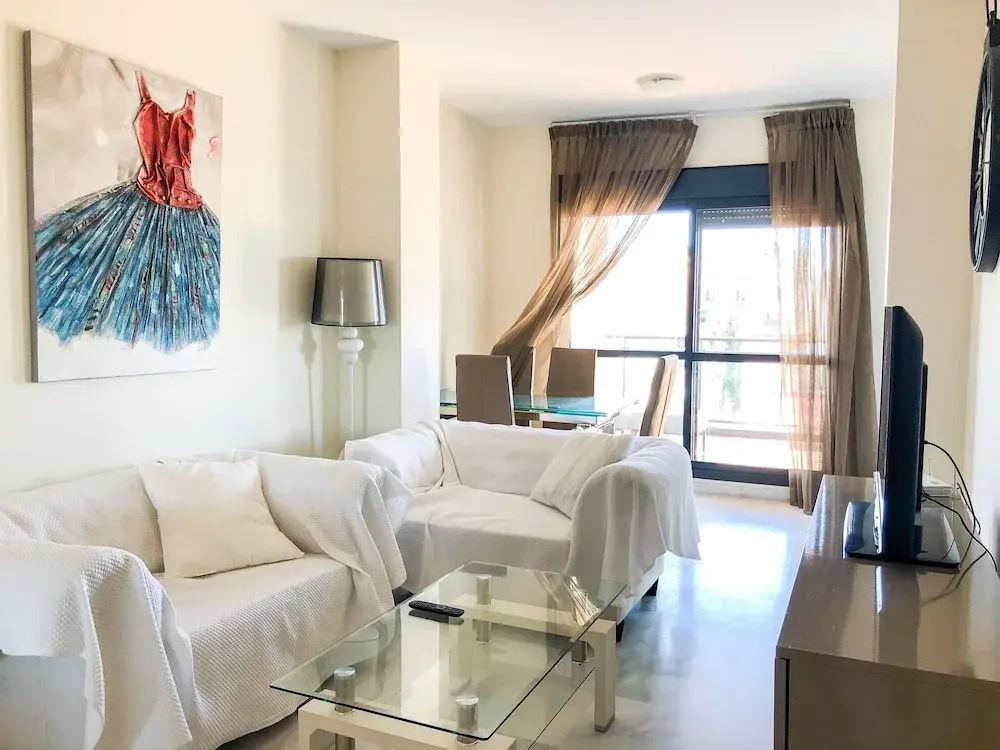 apartment with garden and sea  view