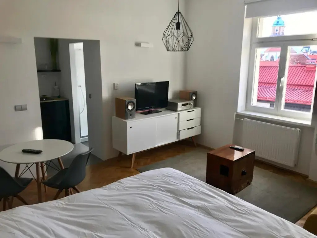 Modern studio in the heart of the city