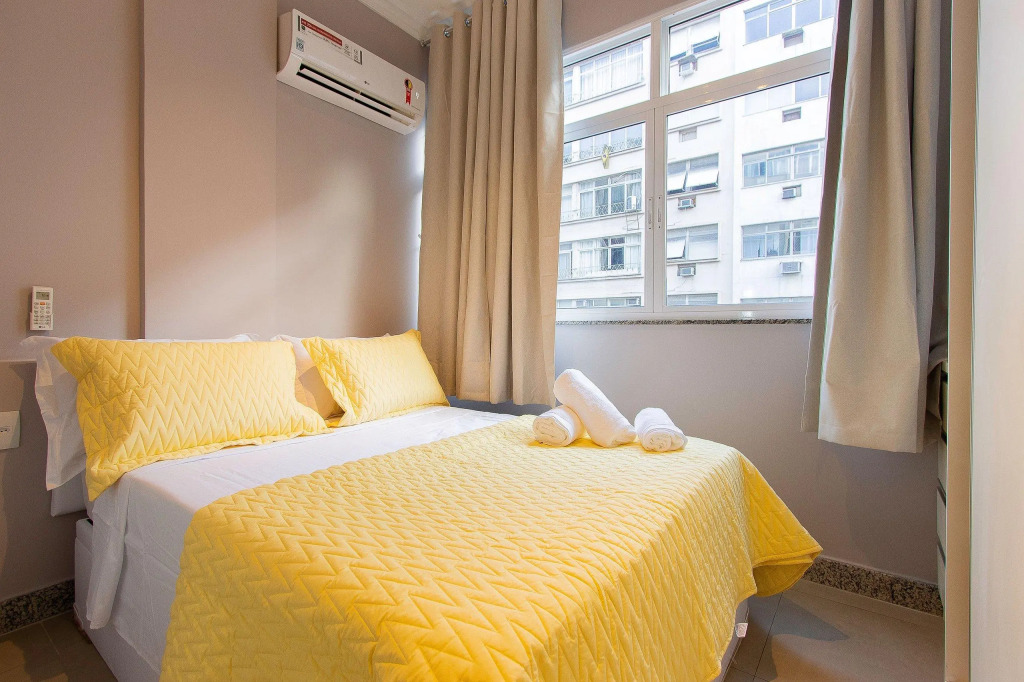 Line Rio: Copacabana Moderno Studio C/ Internet 500mbps, Smart Tv 50 E A 50m Da