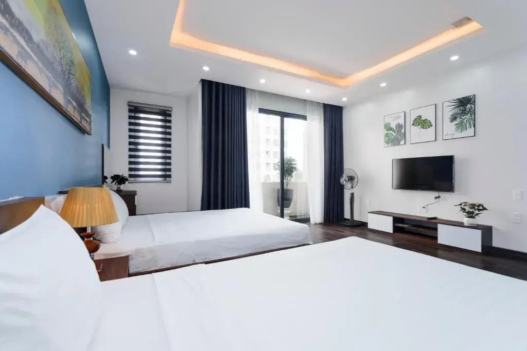 Sonny homestay Ha long- Biệt thự liền kề 5 phòng ngủ trung tâm KDL Bãi Cháy phù hợp với gia đình hoặc nhóm bạn trẻ trên 12 người