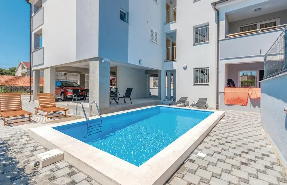 Nice Home in Biograd With Wifi and Outdoor Swimming Pool