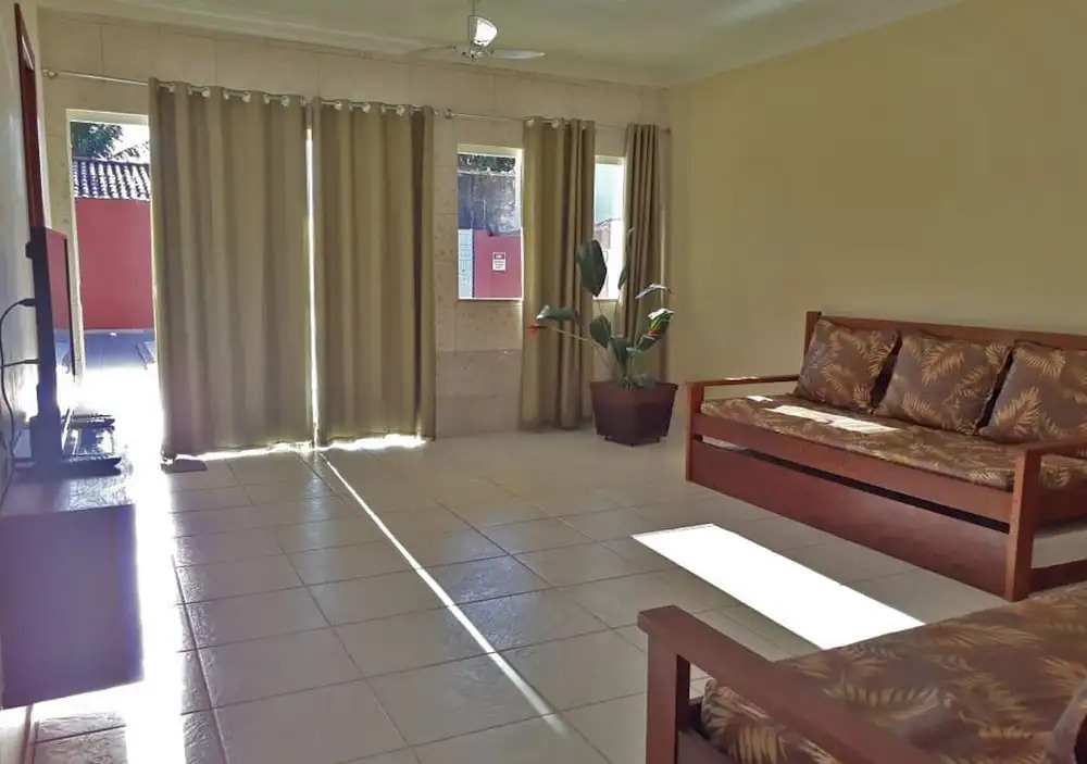 Casa com 4 quartos, piscina, churrasqueira na Praia de Mundaí