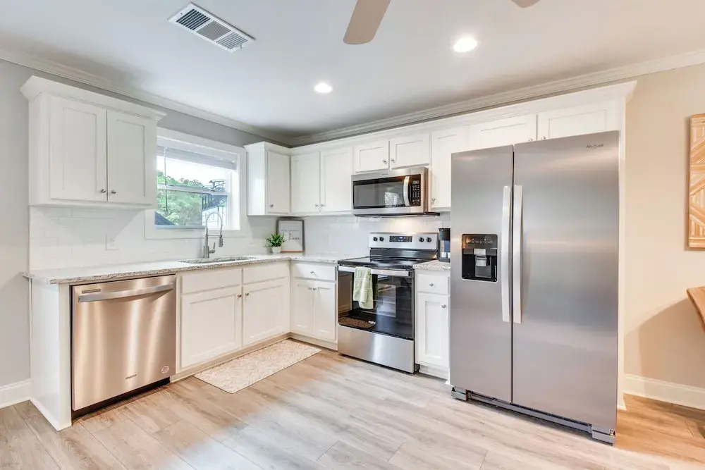 Walk to Main St & River: Downtown Helen Condo