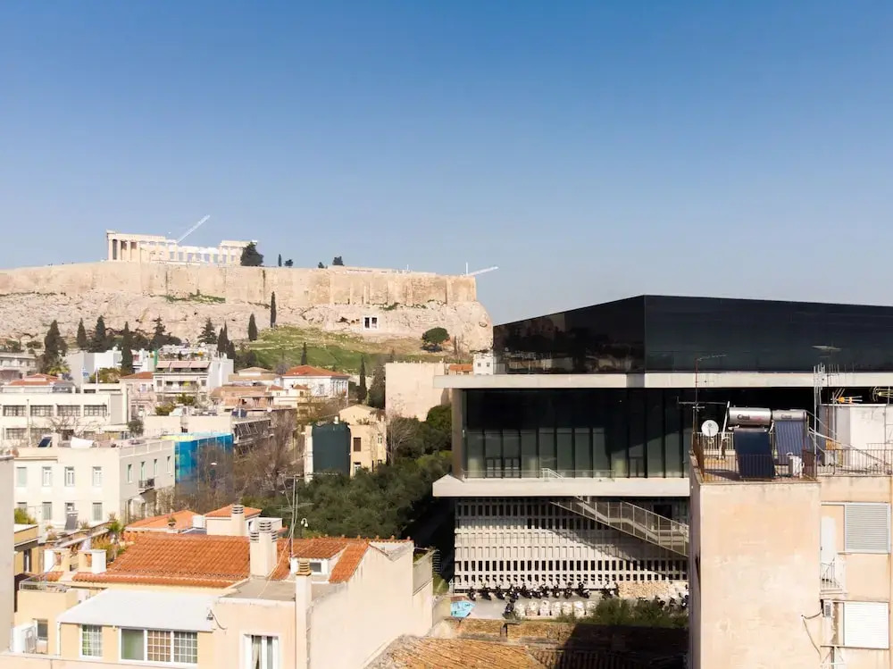 Acropolis Heights at the foot of the Parthenon