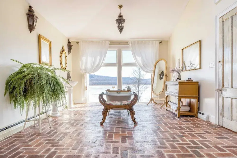 Historic & Secluded Estate on the Hudson River w/ Pool Sleeps 24 River House by Avantstay