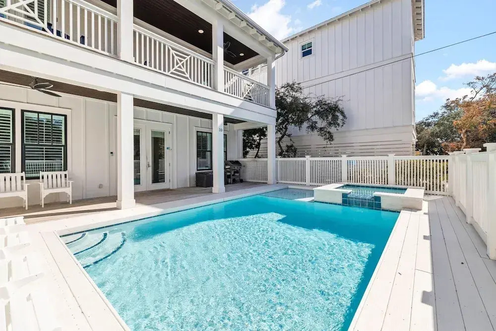 Private Pool And Short Walk To The Beach Seagrove Beach Fl 5 Bedroom Home by RedAwning