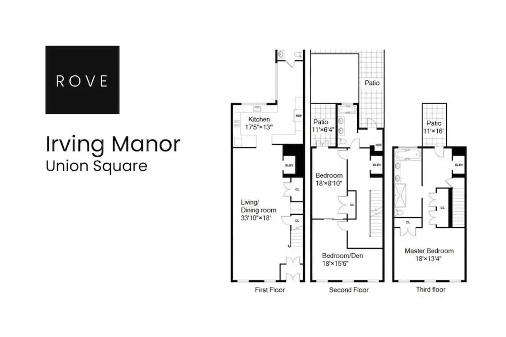 Irving Manor by Rove Triplex w Outdoor Spaces