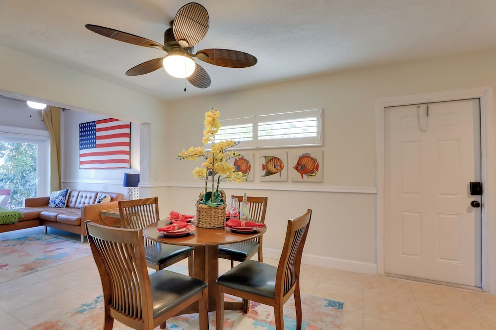 1 Block to John's Pass: Condo w/ Shared Dock!