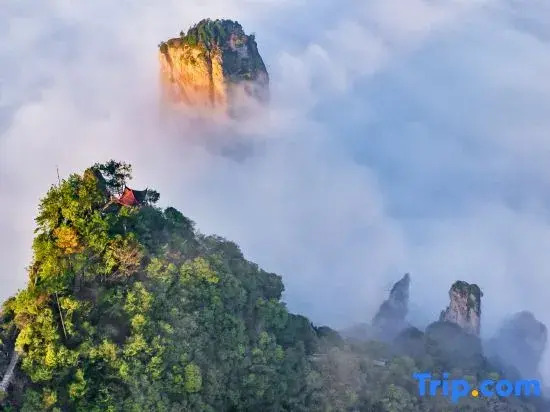 Yunqishi · Near Mountain and Water LuxuryNook Mountain View Green Courtyard (Xiandu Scenic Area)
