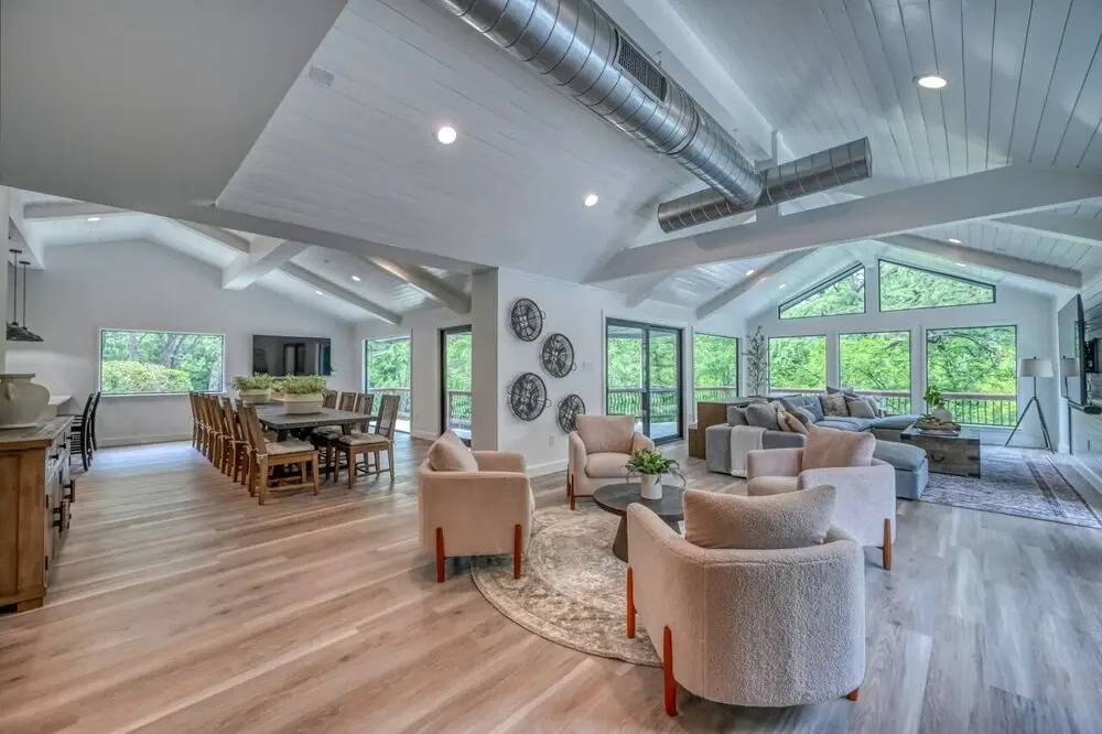 Luxury Riverfront Villa with Firepit & Gameroom